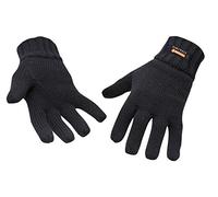Portwest GL13 - Gant Tissu de point avec Thinsulate doublé, talla única, noir
