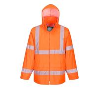 Portwest Veste de pluie H440 - Hi-Vis imperméable légère pour hommes Orange XXL