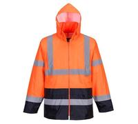 Portwest H443 Veste de pluie Hi-Vis bicolore Orange/Marine - Taille 4XL