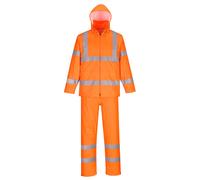 Portwest H448 Ensemble Veste & Pantalon Rain Suit Imperméable Haute Visibilité