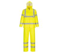 Portwest H448 Ensemble Veste & Pantalon Rain Suit Imperméable Haute Visibilité