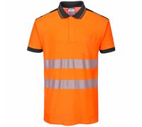 Portwest Haute Visibilité Hommes Vision Polo Respirant Stretch Confort