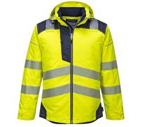 Portwest Parka HV PW3, Couleur: Jaune/Noir, Taille: XXXL, T400YBRXXXL