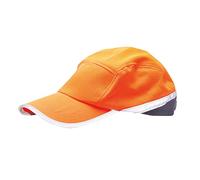 Portwest Casquette baseball HV HB10ONR – bande réfléchissante, réglable à l'arrière – Orange/Marine