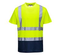Portwest Hi-Vis 2-Tone T-Shirt Color: YeNa Talla: Large S378YNRL