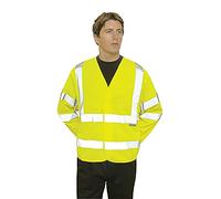 Portwest Hi-Visibility Jerkin Polyester Extra Large Yellow Réf C473XLGE