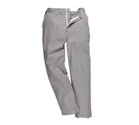 Portwest Homme S068htrl Pantalon de chef, Blanc Harrow, L EU