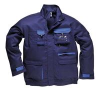 Portwest Hommes Veste Travail Texo Contraste Résistant Manteau 12 Poches Jkt