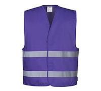 Portwest Iona Gilet de sécurité haute visibilité pour homme Violet Taille L-XL, violet