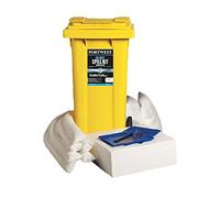 Portwest kit absorbants 120 litres pour hydrocarbures uniquement, Couleur: Blanc, SM63WHR