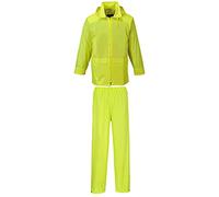 Portwest L440 Ensemble de pluie (veste Pantalon) Ouverture Frontale Zippée