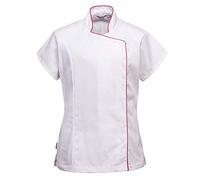Portwest Ladies Wrap Tunic, colorWhite talla Medium