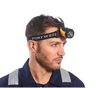 Portwest Lampe frontale Dual Power, Couleur: Jaune/Noir, PA63YBR