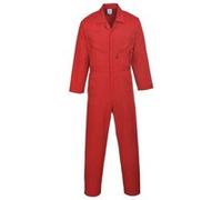 Portwest Liverpool - Combinaison de travail - Homme (Lot de 2) (S x Régulier) (Rouge) - UTRW6976 Rouge