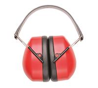 PORTWEST Lot de 10 casques anti-bruit Rouge - Protection EPI