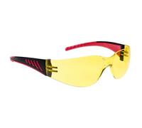 PORTWEST Lot de 12 Lunettes Enveloppantes Pro Ambre - Protection EPI