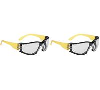 Portwest Lunette enveloppante Plus, Couleur: Incolore, PS32CLR (Lot de 2)