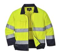 Portwest Lyon Hi-Vis Jacket, colorYeNa talla Large