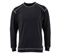 Portwest Maillot Base Pro antibactérien, Couleur: Noir, Taille: M, B153BKRM