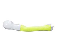 Portwest Manchon résistant aux coupures de 45 cm, taille : taille unique, couleur : jaune, A690YER