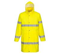 Portwest Manteau de pluie Hivis 100cm, Couleur: Jaune, Taille: XXXL, H442YERXXXL