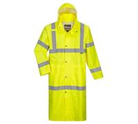Portwest Manteau de pluie HiVis 122cm, Couleur: Jaune, Taille: 5XL, H445YER5XL