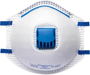 Portwest Masque FFP2 avec valve, Couleur: Blanc, P201WHR