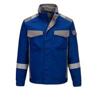 PORTWEST Veste Bizflame Industry Anti-Flamme FR08 Homme Gris Rouge Bleu
