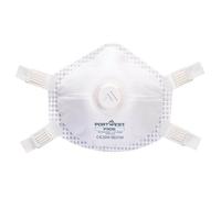 Portwest P306 Masque FFP3 Ultimate réutilisable avec valve (Paquet de 5 pièces) Blanc