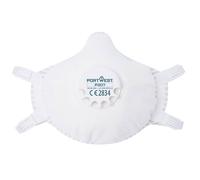 Portwest P307 Masque FFP3 Ultimate réutilisable avec valve (Paquet de 5 pièces) Blanc