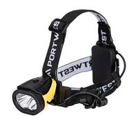Portwest PA63 Lampe frontale Dual Power Jaune/Noir