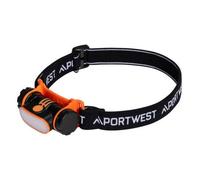 Portwest PA70 Lampe frontale rechargeable par USB Noir