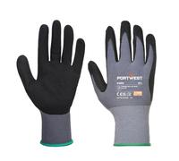 Portwest - paire de gants dermiflex noir 3xl - taille 12 - gants de travail
