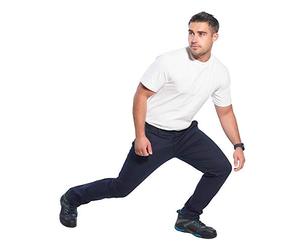 Portwest Pantalon Chino Strech coupe slim, Couleur: Marine Foncé, Taille: 32, S232DNR32