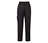 Portwest Pantalon Combat Femme, Couleur: Noir Tall, Taille: L, C099BKTL