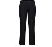 Portwest Pantalon combat Slim Stretch, Couleur: Noir, Taille: 38, S231BKR38