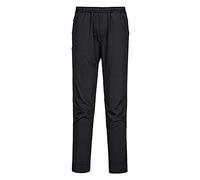 Portwest - Pantalon de Cuisine avec ceinture élastiquée Confortable et déperlant XL - Noir