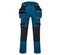 Portwest Pantalon DX4 poches flottantes démontables, Couleur: Bleu Metro, Taille: 33, DX440MBR33