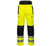 Portwest Pantalon extrême haute visibilité PW3, Couleur: Jaune/Noir, Taille: L, PW342YBRL