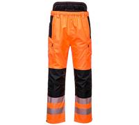 Portwest Pantalon extrême haute visibilité PW3, Couleur: Orange/Noir, Taille: S, PW342OBRS