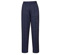 Portwest Pantalon Femme Elastiqué, Couleur: Marine Tall, Taille: L, LW97NATL