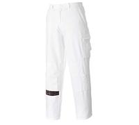 - Pantalon de peintre (L) (Blanc) - UTRW974