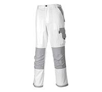 Portwest PANTALON PEINTRE PRO, Couleur: Blanc, Taille: S, KS54WHRS