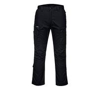 Portwest Pantalon Ripstop KX3, Couleur: Noir, Taille: 34, T802BKR34