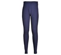 Portwest Pantalon long thermique B121NAR – Homme, taille élastique, chaud, Marine 4XL