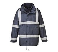 Portwest Parka 3-en-1 Iona™ Trafic, Couleur: Marine, Taille: XXL, S431NARXXL