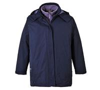 Portwest Parka Elgin 3-en-1 pour Femmes, Couleur: Marine, Taille: L, S571NARL