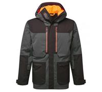Portwest Parka EV4 pour l'hiver en tissu élastique et isolant EV461, Gris métallisé haut, XXL