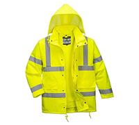 Portwest Parka Hi-Vis 4-en-1, Couleur: Jaune, Taille: L, S468YERL