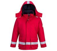 Portwest Parka Hiver FR Anti-Statique, Couleur: Rouge, Taille: XXXL, FR59RERXXXL